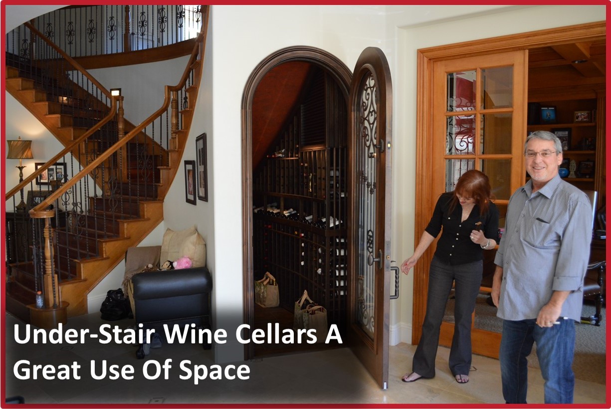 Get a FREE estimate and a custom design for your understair wine cellar project