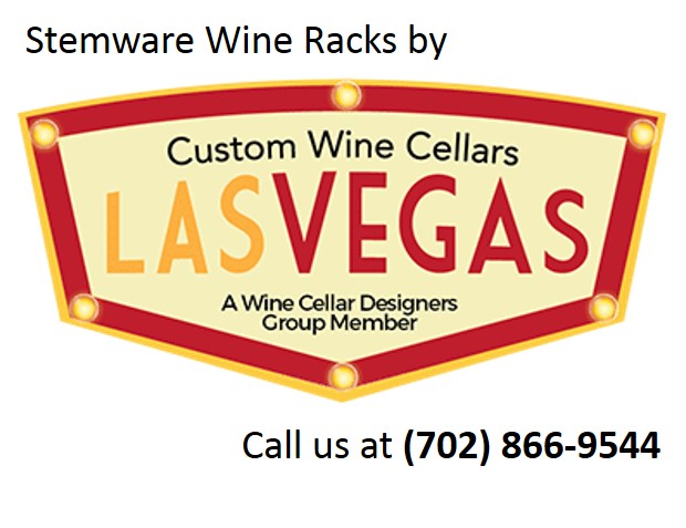 Stemware Wine Racks by Custom Wine Cellars Las Vegas