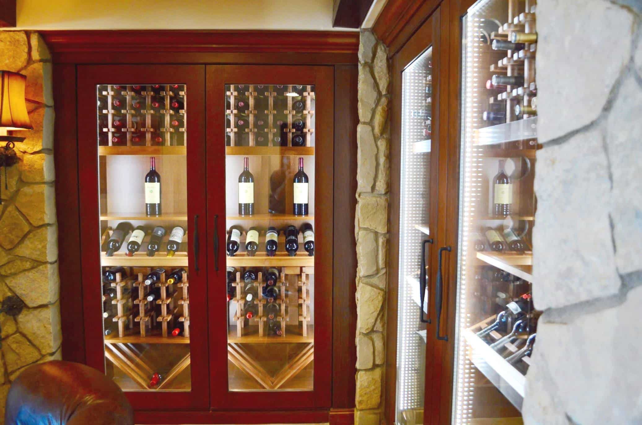 Wine Cellar Refrigeration of Custom Wine Cabinets by Las Vegas Experts