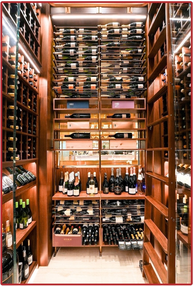 View of the second zone inside this wine cellar intended for white wines