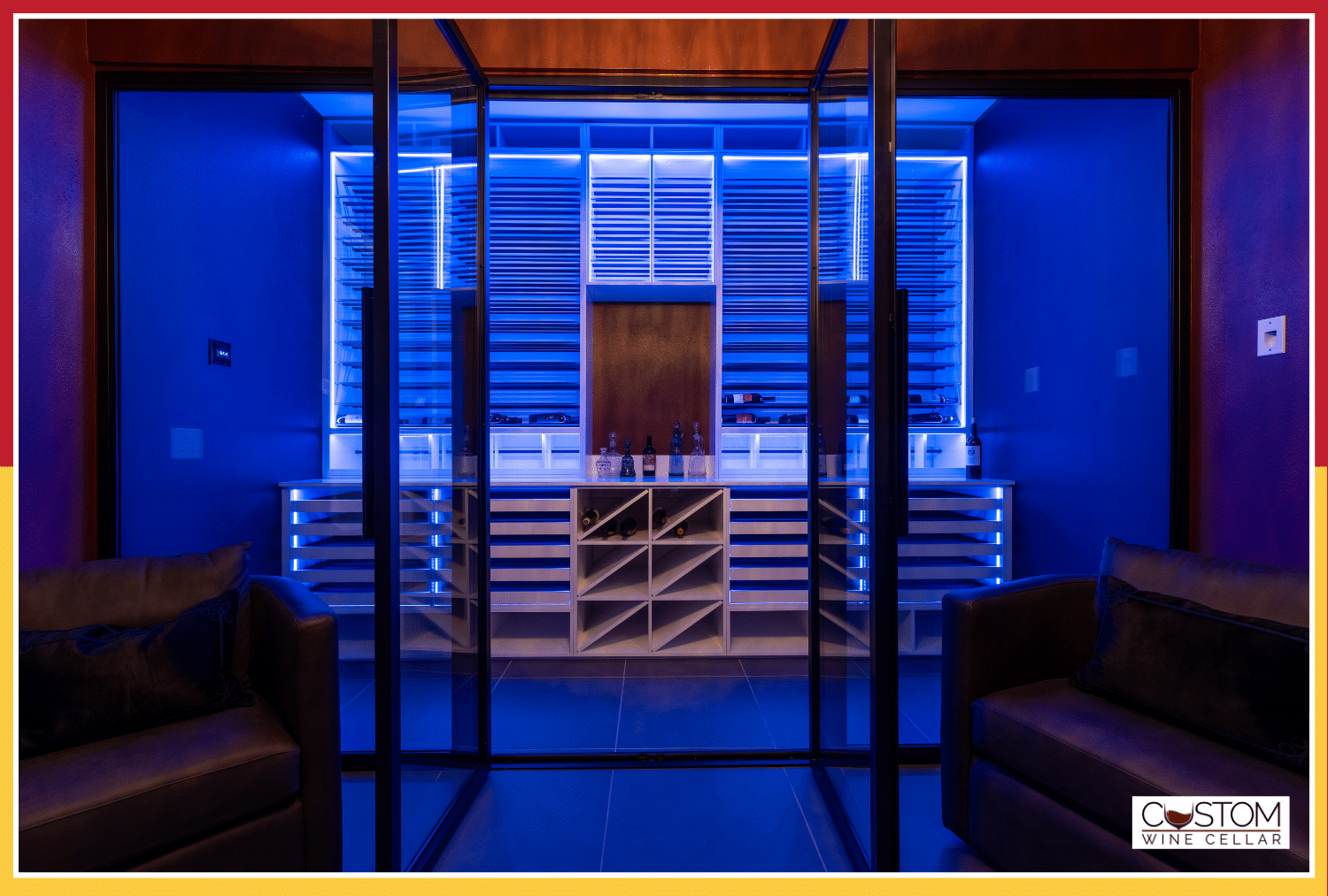 Click here to contact our CWC Las Vegas experts today! modern home wine cellars