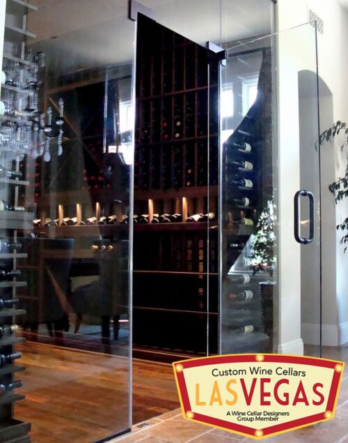 A Stylish Wine Room Built by Experts in Building Custom Wine Cellars
