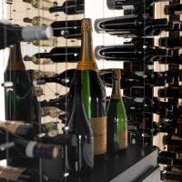 A display nook can add character to your glass wine cellar while making it easy to showcase your wines to your friends and family.