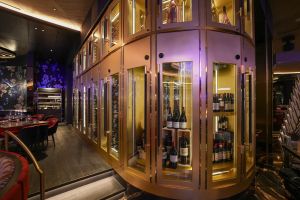 3 - Elegant-looking Papi Steak Modern Commercial Wine Cellar restaurant wine ellar Papi Steak