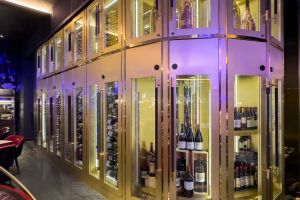 2 - Upscale Modern Commercial Wine Cellars in Las Vegas modern commercial wine cellars for a Las Vegas Steakhouse