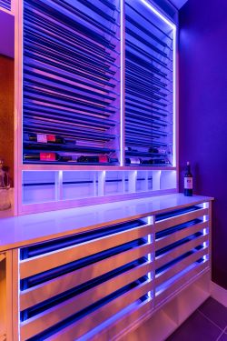 5 - RGB Lighting for Modern Home Wine Cellar