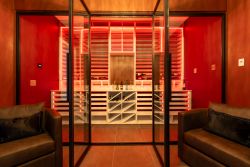 7 - Glass Wine Cellars with RGB Wine Cellar Lighting