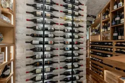 1 - Metal Wine Racking Design at The Ridges, Las Vegas Residential Wine Cellars