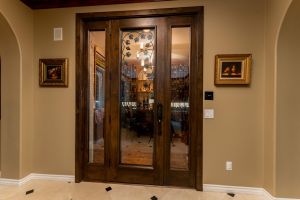 2 - LVL Core Alderwood door for residential wine cellars Las Vegas