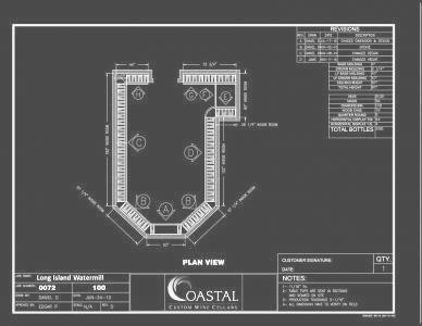 Exceptional Custom Wine Racks for a Large Wine Cellar Designed by Presidio Heights Builders